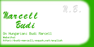 marcell budi business card